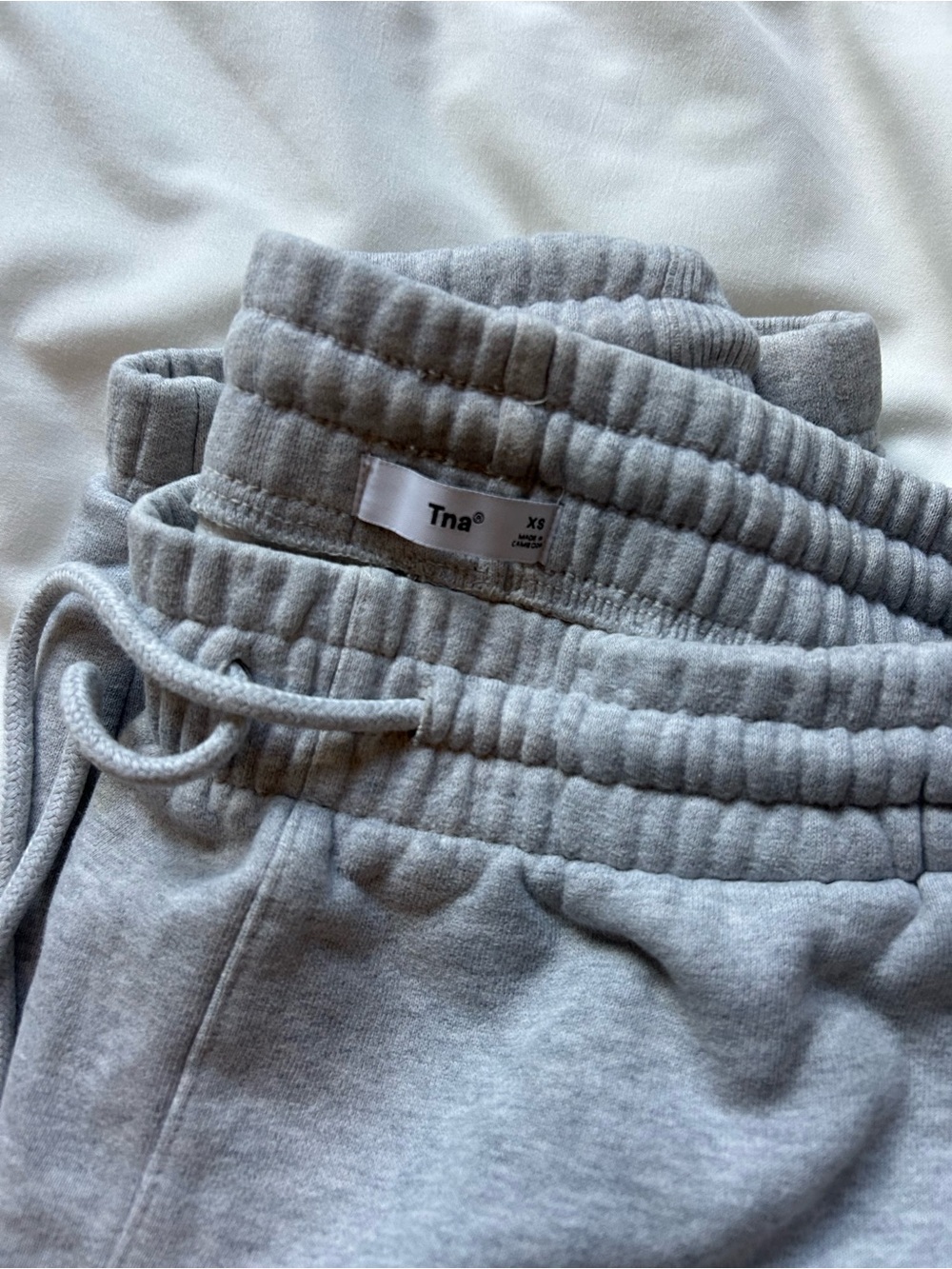 TNA Light Gray Jogger Sweatpants - Soft Elastic Waist